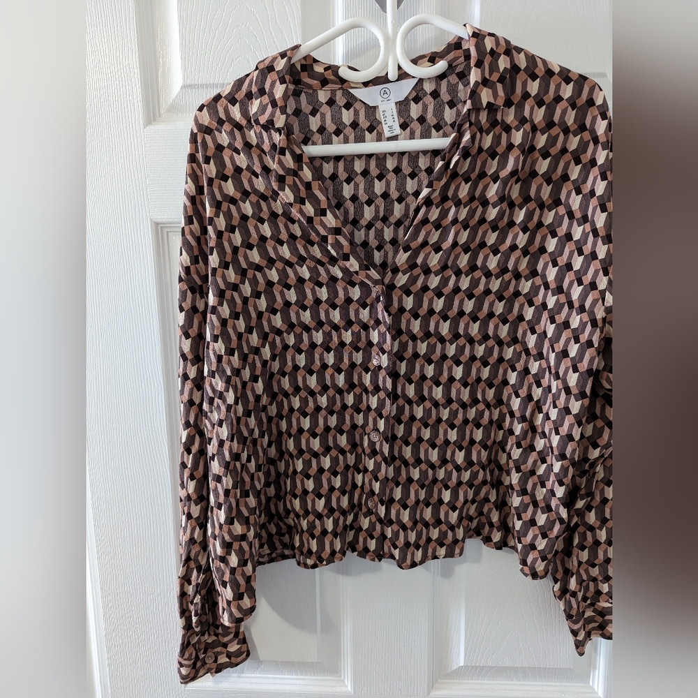 Patterned Blouse from Penningtons